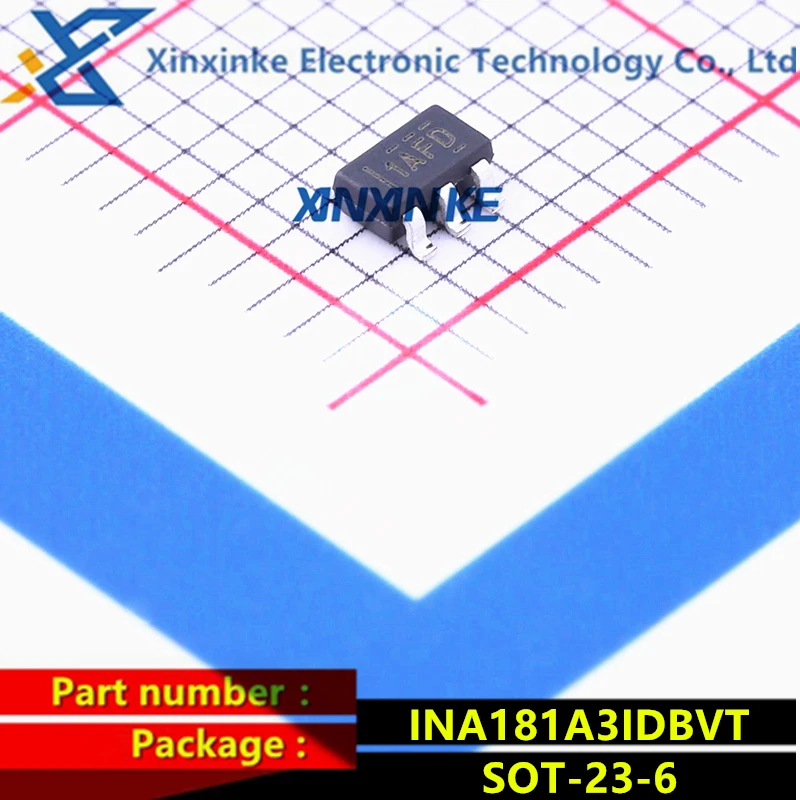 

INA181A3IDBVT SOT-23-6 Mark: 1AFD Current Sense Amplifiers 26V, Bi-directional, 350kHz Current Sense Amplifier Low-side Capable