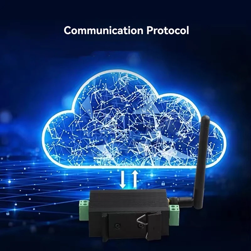 Modbus Wifi シリアル サーバー Rs485 から Wifi レール タイプ ワイヤレス ネットワーク通信 Rtu モジュール Mqtt ゲートウェイ