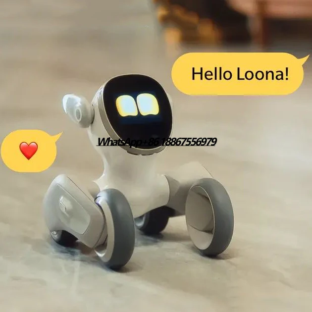 

Smart AI Pet Robot with Gesture Control Voice Command Remote Monitoring for Kids and Pets