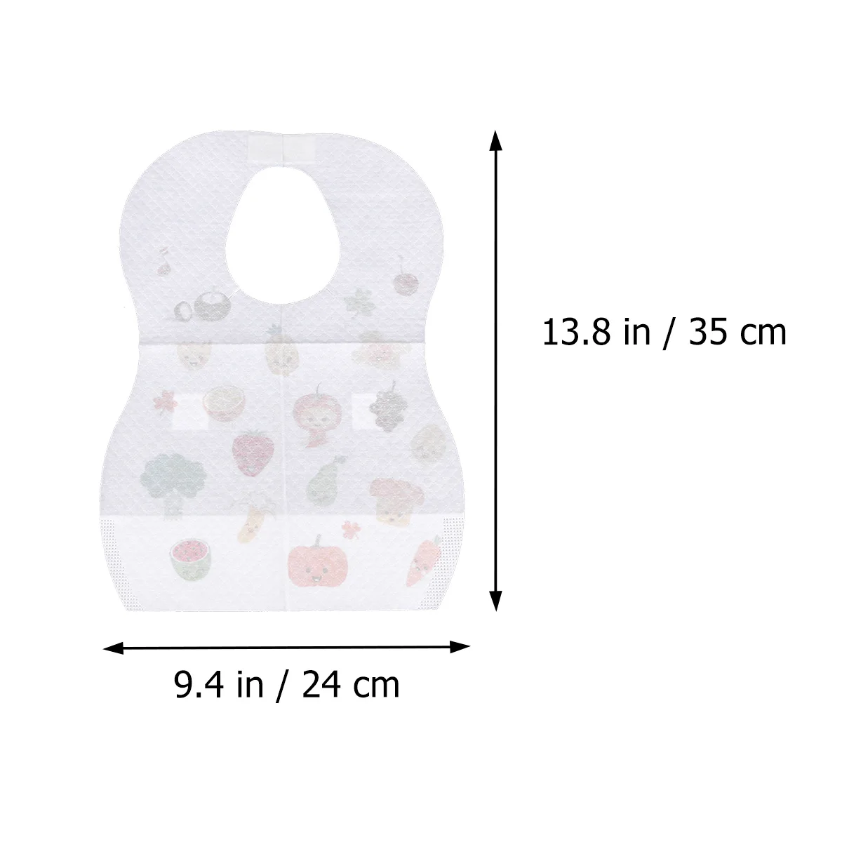 ผ้ากันเปื้อนเด็กแบบใช้แล้วทิ้ง 20 ชิ้น กันน้ำ สำหรับป้อนอาหาร ผ้าเช็ดน้ำลาย ดีไซน์แบบมีกระเป๋า ปรับขนาดได้