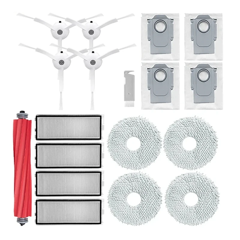 Piezas de repuesto para Roborock Qrevo Pro, Qrevo MaxV, Qrevo S P10 Pro, Robot aspirador, cepillo, filtro, mopas, bolsa de polvo