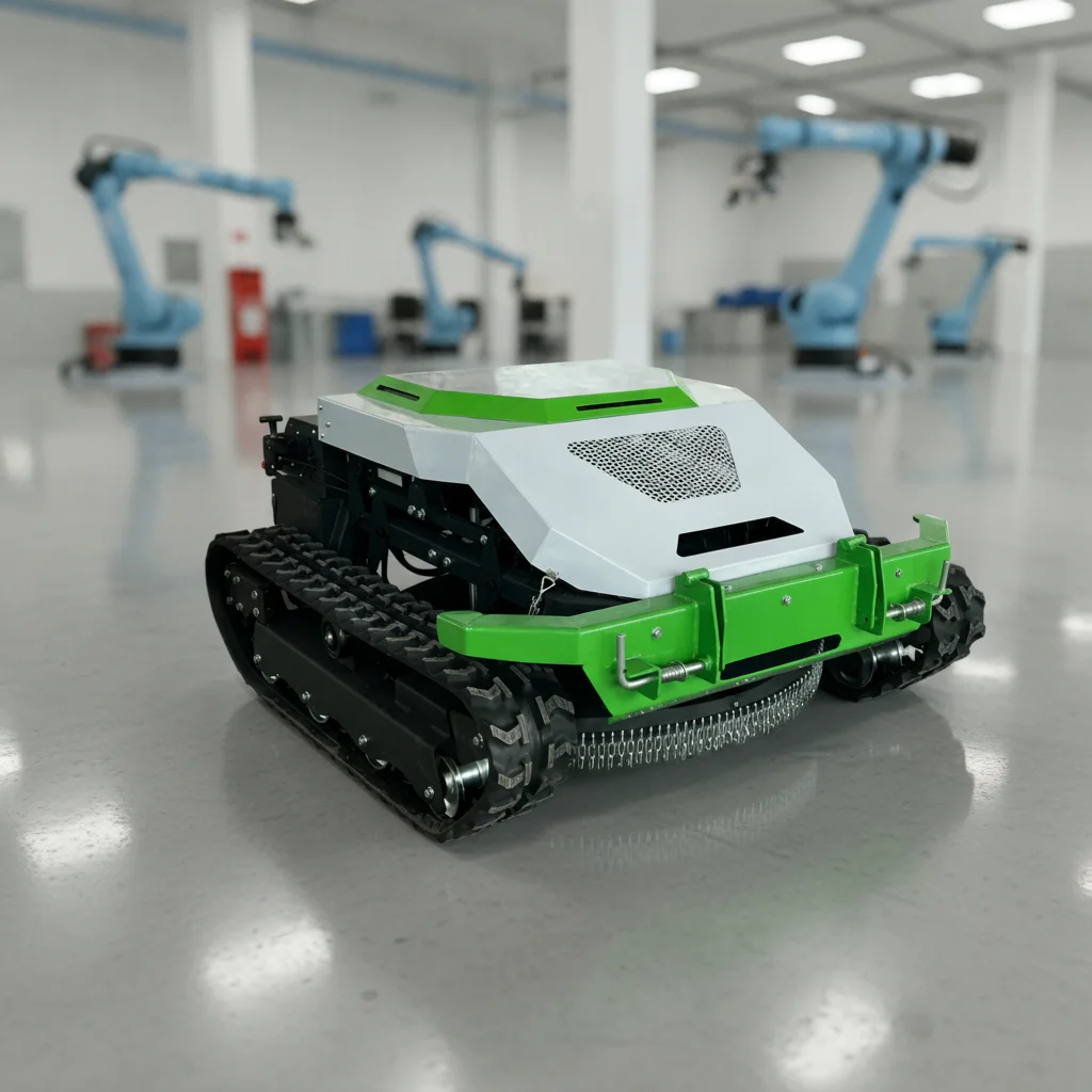 

Factory Bulk Price Tracked Remote Control Lawn Mower Electric Grass Cutter CE Standard Stable Supply For Global Market