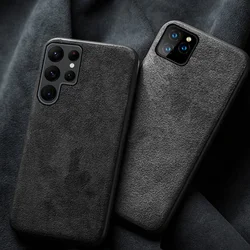 Italian ALCANTARA Case for Google Pixel 8 Pro 7 Pro Pixel Fold Luxury Business Artificial Leather Phone Case Pixel 6Pro 6A