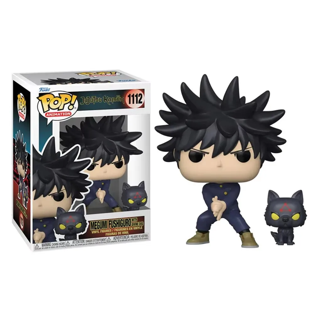 Funko Pop الرسوم المتحركة Jujutsu Kaisen Megumi Fushiguro Satoru Gojo # 1114 يوجي إيتادوري # مجموعة ألعاب شخصيات الحركة من الفينيل 1163