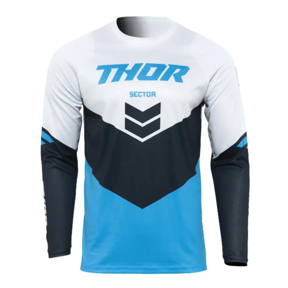 Autumn Winter Racing Motocross Jersey Men's Cycling Long Sleeved T-shirt Outdoor Men's Motorcycle Cotton Elastic Cycling T-shirt view 5