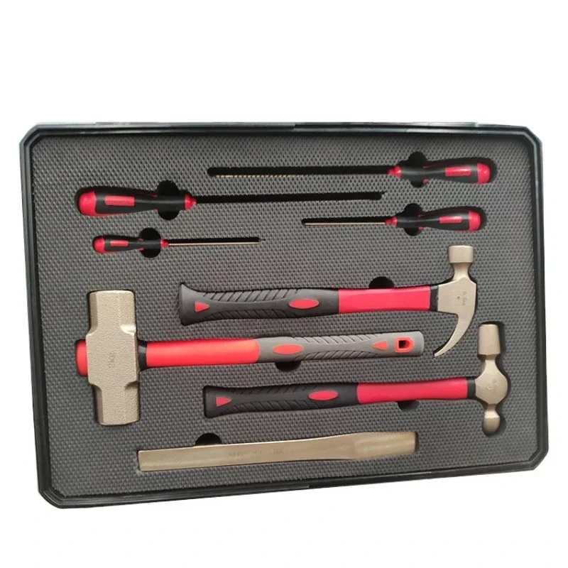 Petrochemical Industry New Promotional Alloy Hardware Tools non sparking tool Aluminum Bronze 28pcs Toolbox Set