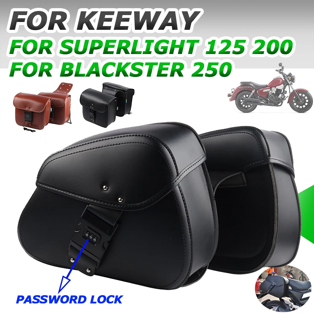 For Keeway Superlight 125 200 Blackster 250 Superlight125 Motorcycle Accessories Side Luggage Bags Saddle Storage Tool Bags Part