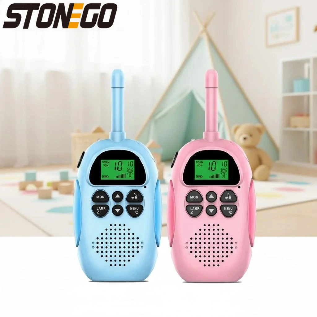 

Rechargeable Kids Walkie Talkies 22 Channels 3KM Range 2 Way Radio Toys for Children Gifts