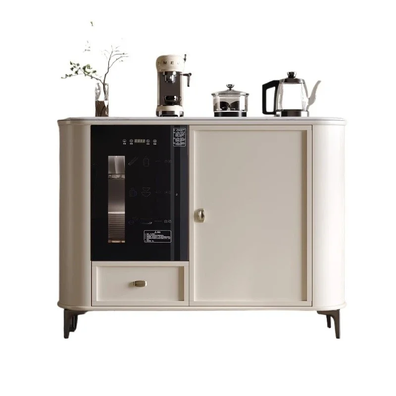 Tea bar machine for home use, intelligent integrated cabinet with disinfection and drying