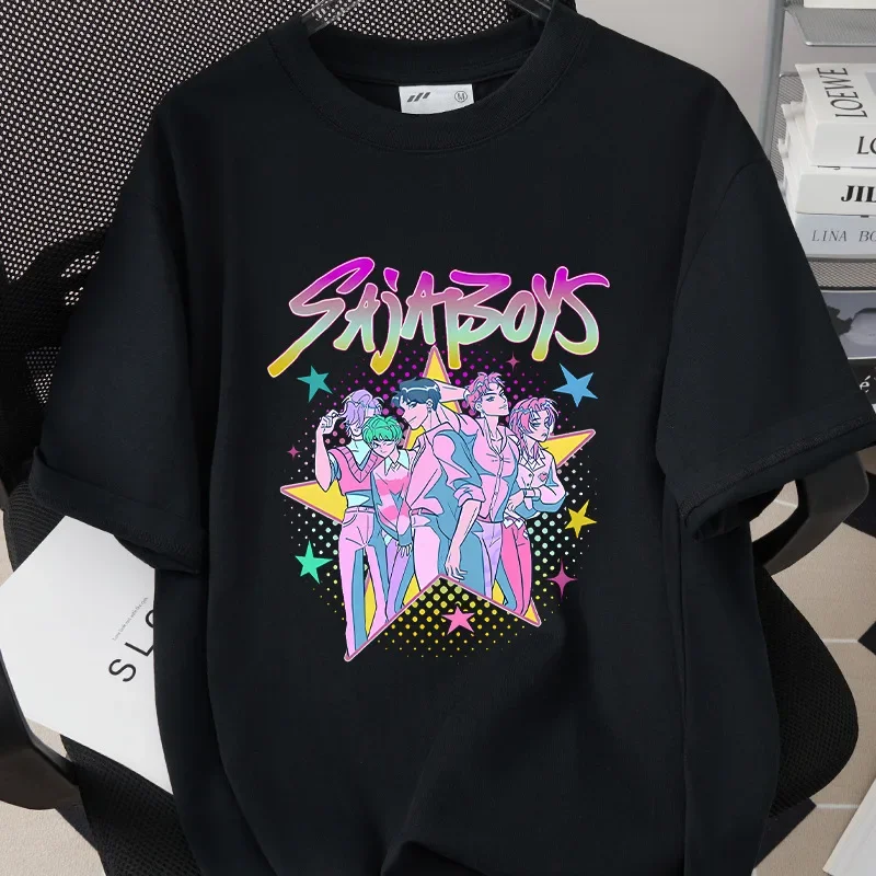 

Korean Style Band Inspired Graphic T-Shirt Unisex High Quality Cotton Tees Fashion Casual Streetwear Clothing for Men and Women