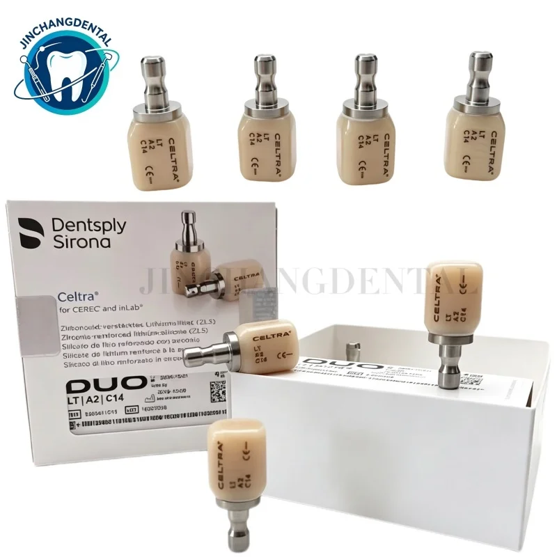 Dental Lab Dentsply Sirona Celtra Duo 4Pieces C14 Zirconia Reinforced Lithium Silicate (ZLS) Dentistry Tools