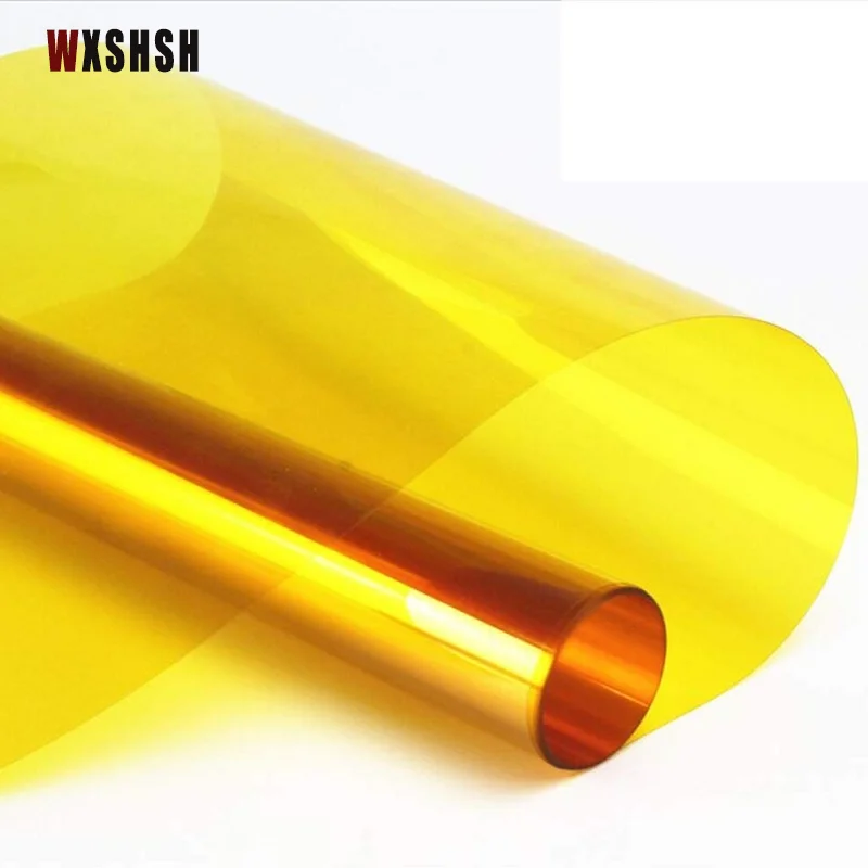 Glass Film Insect Prevention Water-Proof Home Security Anti-UV Energy-Saving Stained Sticker For Purification Workshop Yellow