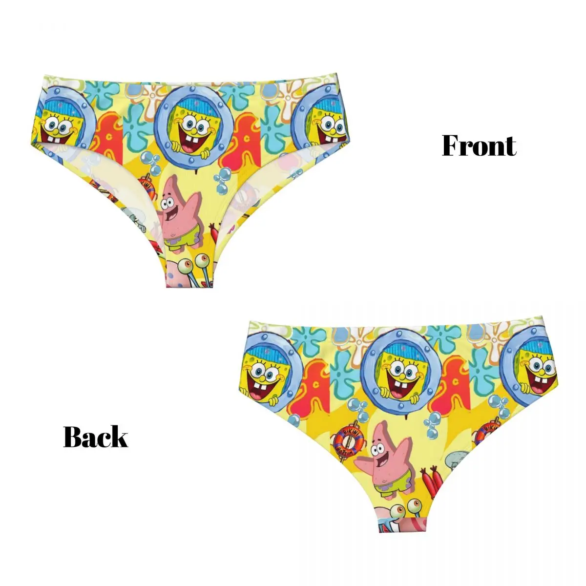 Короткие трусики S-Sponges в стиле комиксов, женское дышащее классическое нижнее белье в стиле аниме
