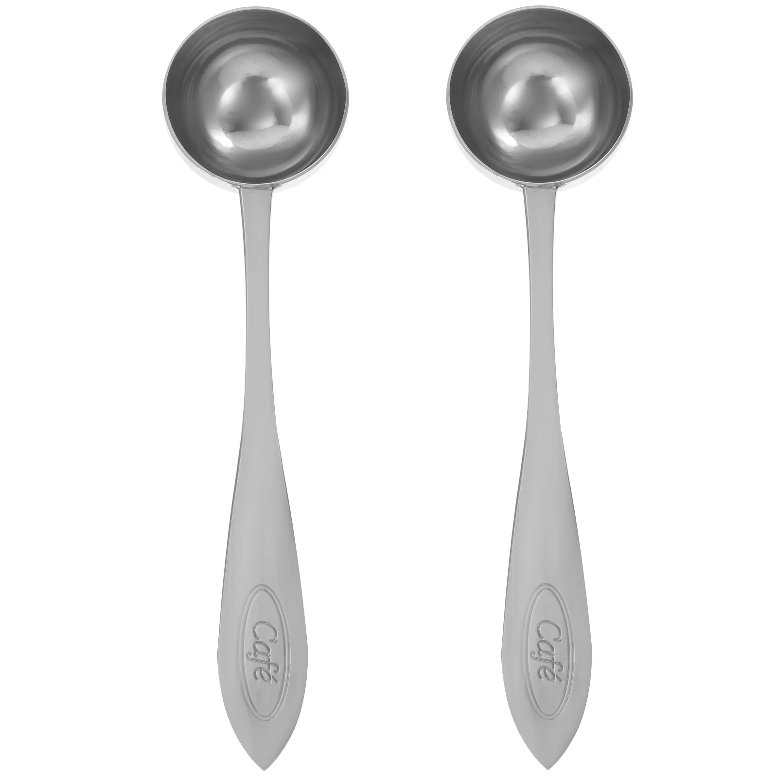

2Pcs Coffee Measure Scoop Stainless Steel Rustproof Kitchen Measuring Spoons for Ground Coffee Flour Cocoa Tea Powder