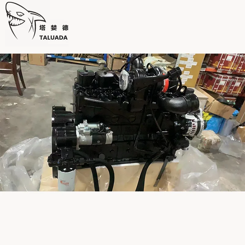 

Дизельный двигатель Cummins в сборе 102 PC200-6 PC220-6 PC200-7, полный двигатель в сборе, новая часть строительной техники
