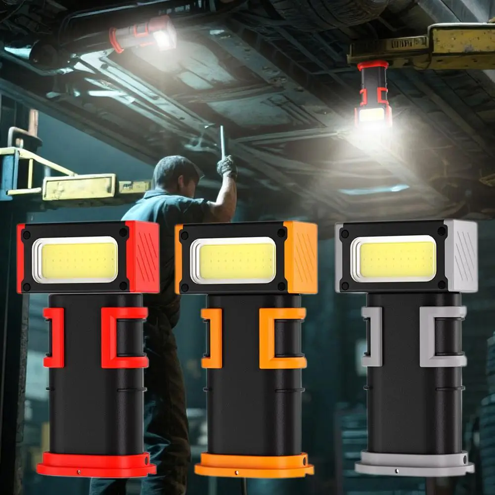 

Рабочий светильник для ремонта автомобиля Type-C, зарядный фонарик с цифровым дисплеем для кемпинга, аварийное освещение, двойной магнитный крючок, рабочий свет