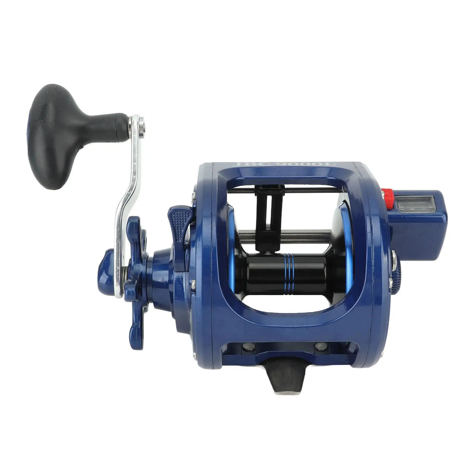 Round Baitcasting Fishing Reel - Smooth & Powerful Saltwater Inshore Surf Trolling Reel