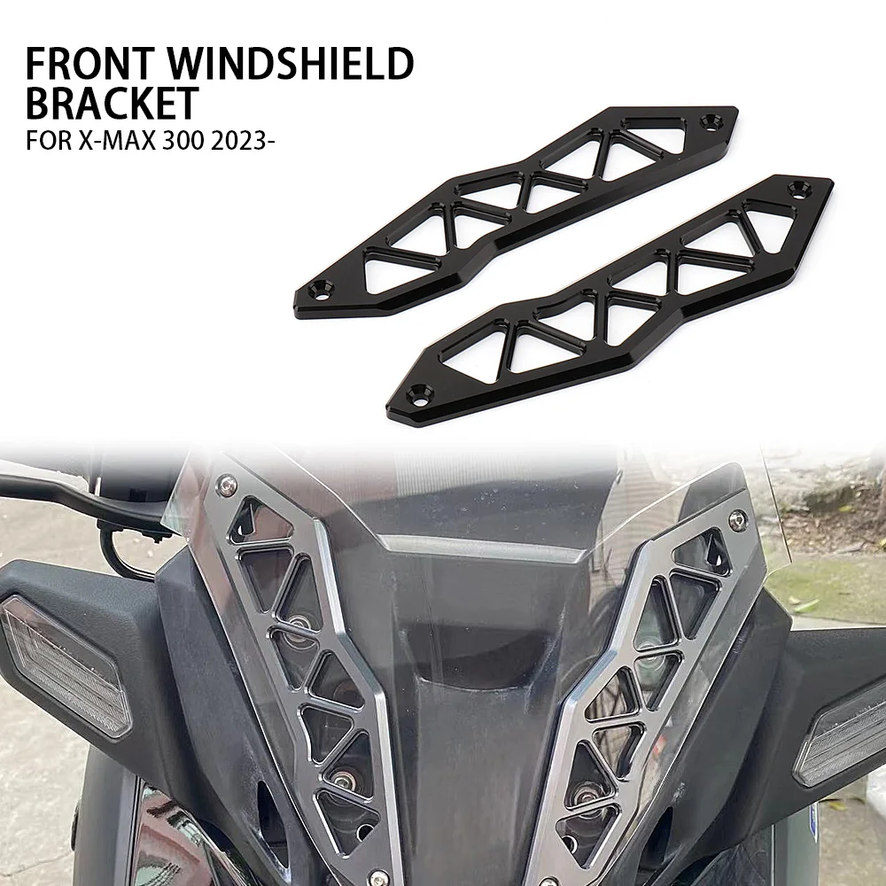 

Motorcycle New Windshield Bracket Fixed Windshield Support Decorative Strips For YAMAHA XMAX300 XMAX 300 X-MAX 300 2023-