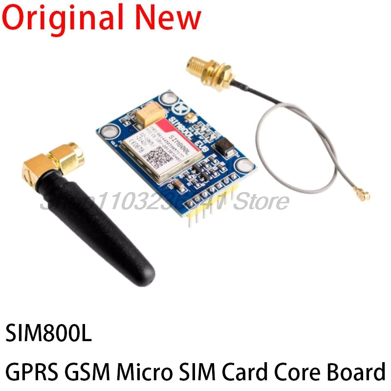 SIM800L V2.0 5V Wireless GSM GPRS MODULE Quad-Band W/ Antenna Cable Cap