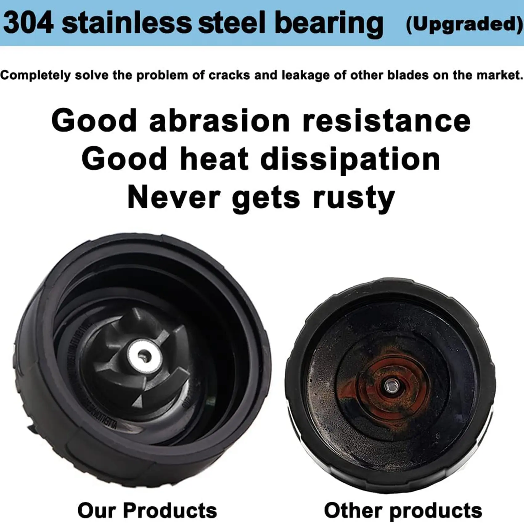 N85R 5 Fins Blender Blade for Ninja Blender QB3000, QB3000SSW-30, QB3000QR-30, QB3001SS-30, QB3000QBK, QB3004, QB3005