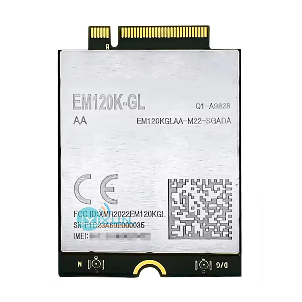 

EM120K-GL LTE-A Cat12 Module M.2 key-B Compatible With EM06 EM060K-GL EM12-G EM121R-GL M120R-GL EM160R-GL RM500Q RM502Q Modem