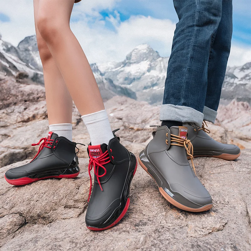 Bottes En Caoutchouc Unisexes - Imperméables, Antidérapantes, Pour Jardin, Pluie, Moto...