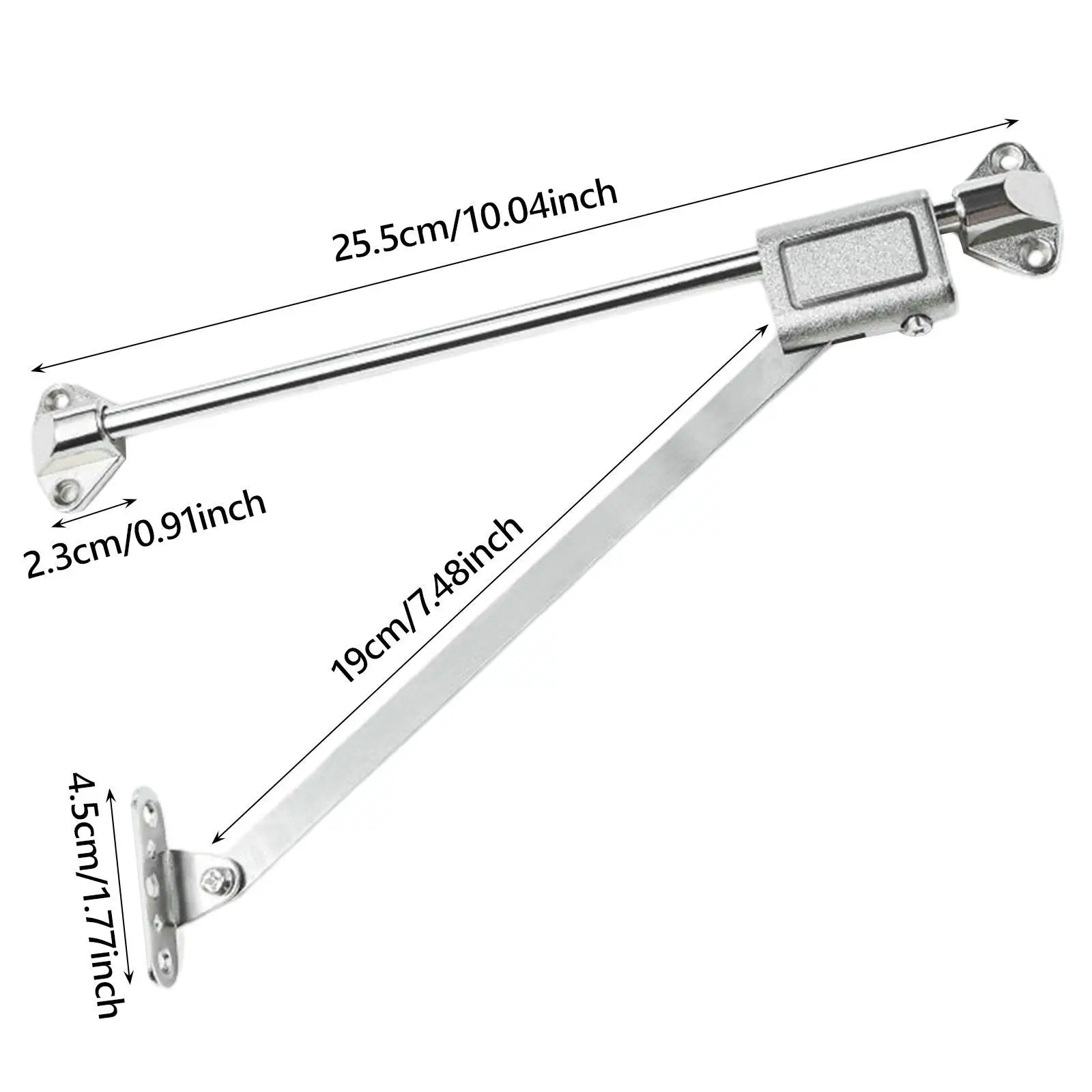 خزانة قابلة للطي للباب، مقاومة للتآكل، سهلة التركيب، غطاء منزلي منزلي، قضيب السكك الحديدية المنزلقة، دعم الباب الخلفي للأسفل #6