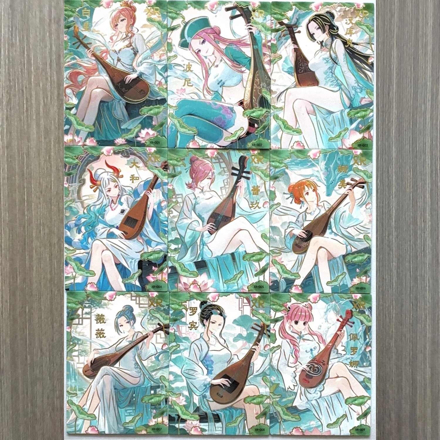 9Pcs/Set Anime One Piece Xr Fanmeng2 Cards Yamato Shirahoshi Hancock Reiju Perona Collectible Cards Christmas Gift