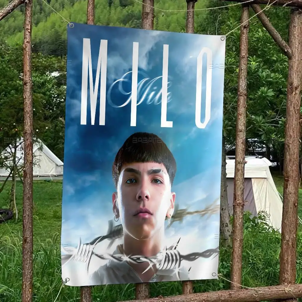 Popular Rapper Singer M-Milo J DIY Flag For Family Group Photo Living Room Home Dorm Decor Wall Art Decor Banner