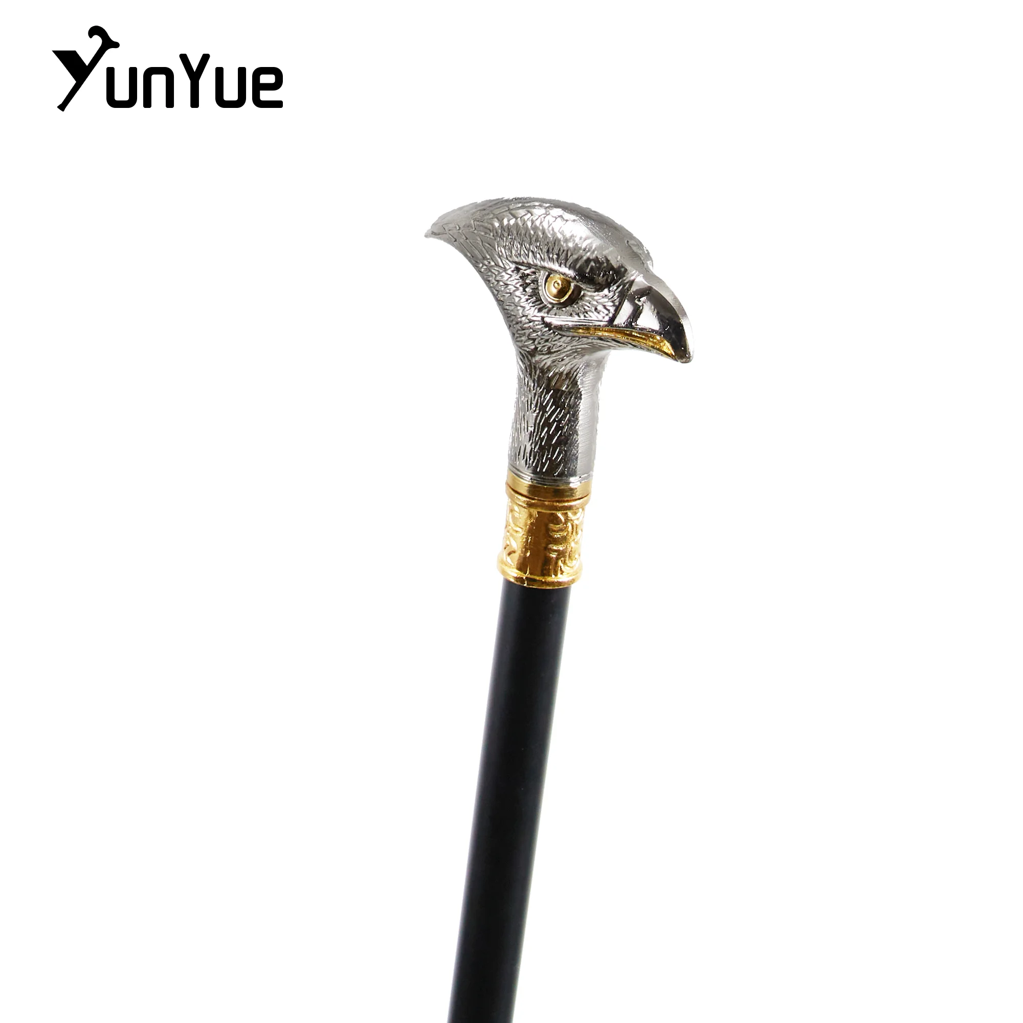 Legierung Adler Kopf Mode Gehstock Gentleman Elegante Dekorative Cane Kunst Sammlung Vintage Party Walking Film Prop Cane