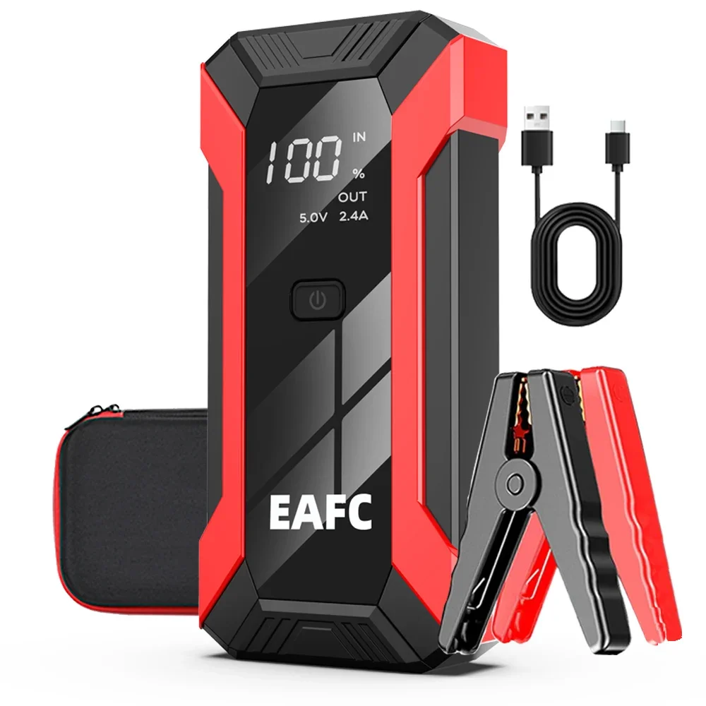 Auto Jump Starter 2000A Batterijlader Emergency Power Bank Booster voor 12V Benzine en Diesel Voertuigen Starten
