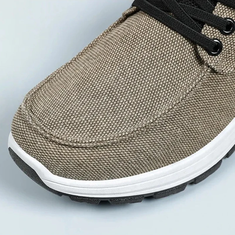 

Oulylan противоскользящая тканевая обувь на мягкой подошве, однотонные износостойкие кроссовки, уличная повседневная дышащая спортивная обувь для мужчин