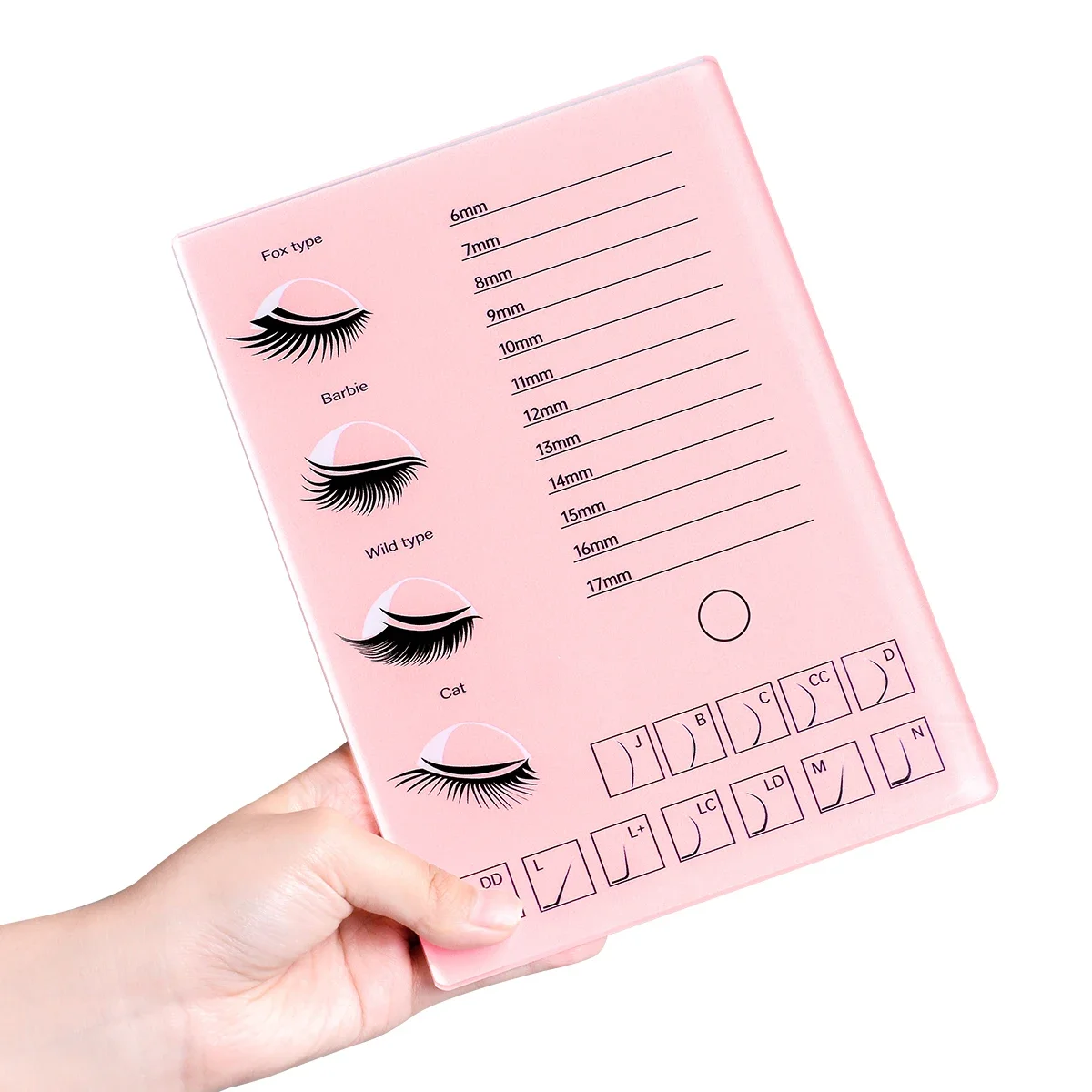 1 PC Eyelash Extender Tray False Eyelash Holder, Salon Storage Case in 3 Colours, Glue Holder for Precision Styling of Eyelashes