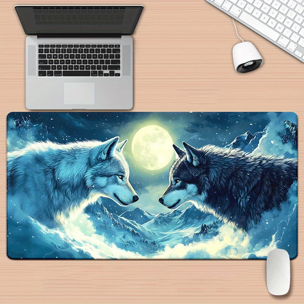 

Durable Mouse Pad Quality Desk Mat Smooth Cloth Surface Anti Slip Rubber Base for Home Office PC Laptop Work Ideal Gaming Desk M