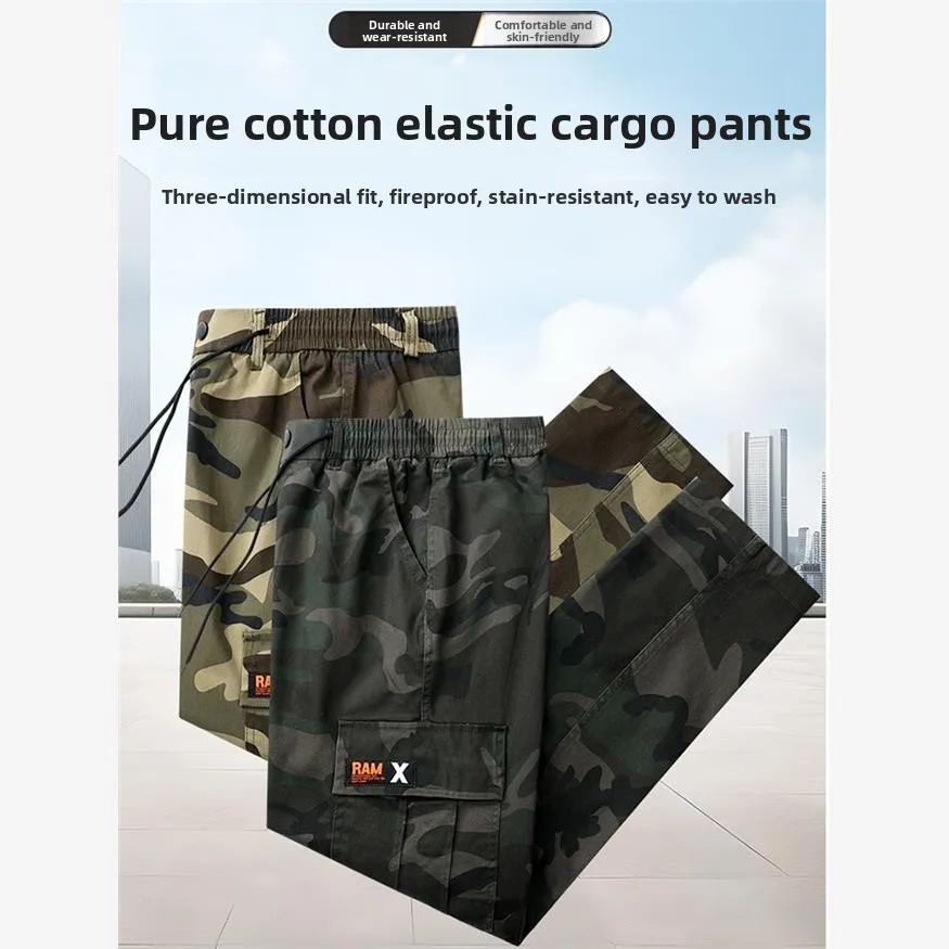 Camouflage Work Tro…