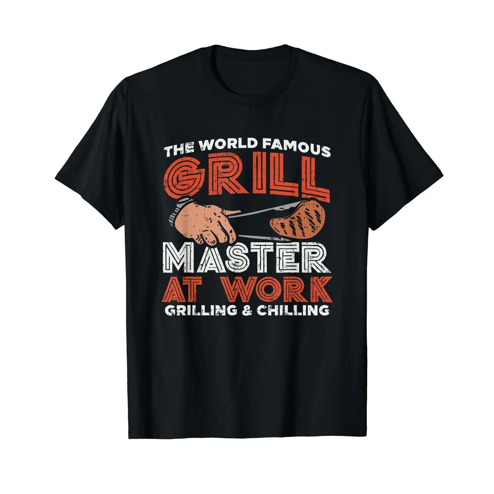 BBQ Grill Master Order Griller T Shirt vintage Washed streetwear Casual Versatile Stretched Stylish Unisex Breathable Slightly
