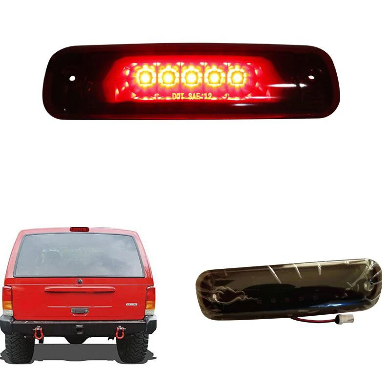 Car LED Rear High Mount Third Brake Light Third Brake Light Taillight For Jeep Cherokee XJ 2.5L/4.0L 1997-2001