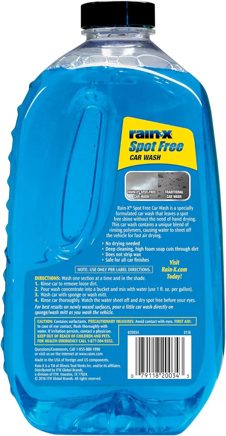 High Foam Car Wash Soap, Spot-Free Rinse No Drying Needed, 48oz