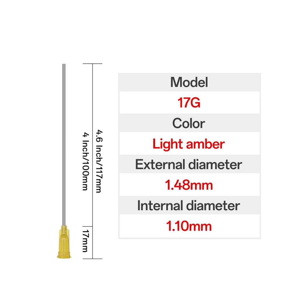 20 stuks 100 mm doseernaald lijmnaald 4 inch roestvrijstalen lijmnaald voor het vullen van e-vloeistof, inkt en spuit