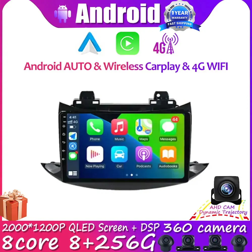 

Android 14 Car Radio Multimedia Video For Chevrolet Tracker Trax 2016 - 2019 Player Bluetooth Navigation GPS DSP IPS WIFI BT