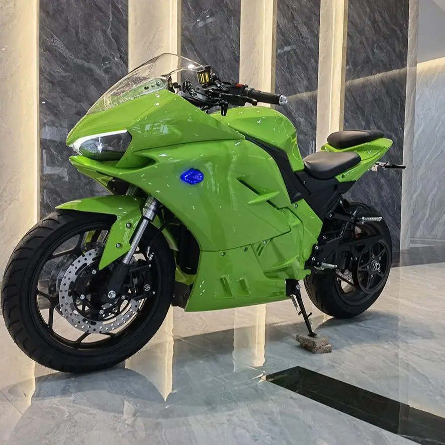 

STLF Currently Exporting Russia Mid-drive Chain Motor 3000W Electric Motorcycle High-speed Sports Car for Tooth Model 8009 130KM