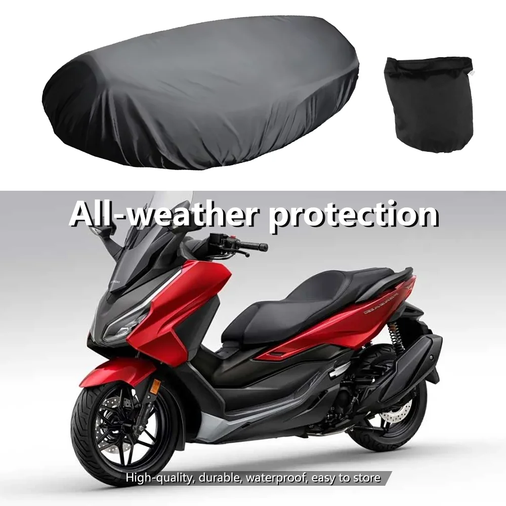 

For Honda NSS 125 250 300 350 750 Forza Scooter Seat Cover Waterproof Flexible Saddle-Cover Black Sun-Protection Heat Insulation
