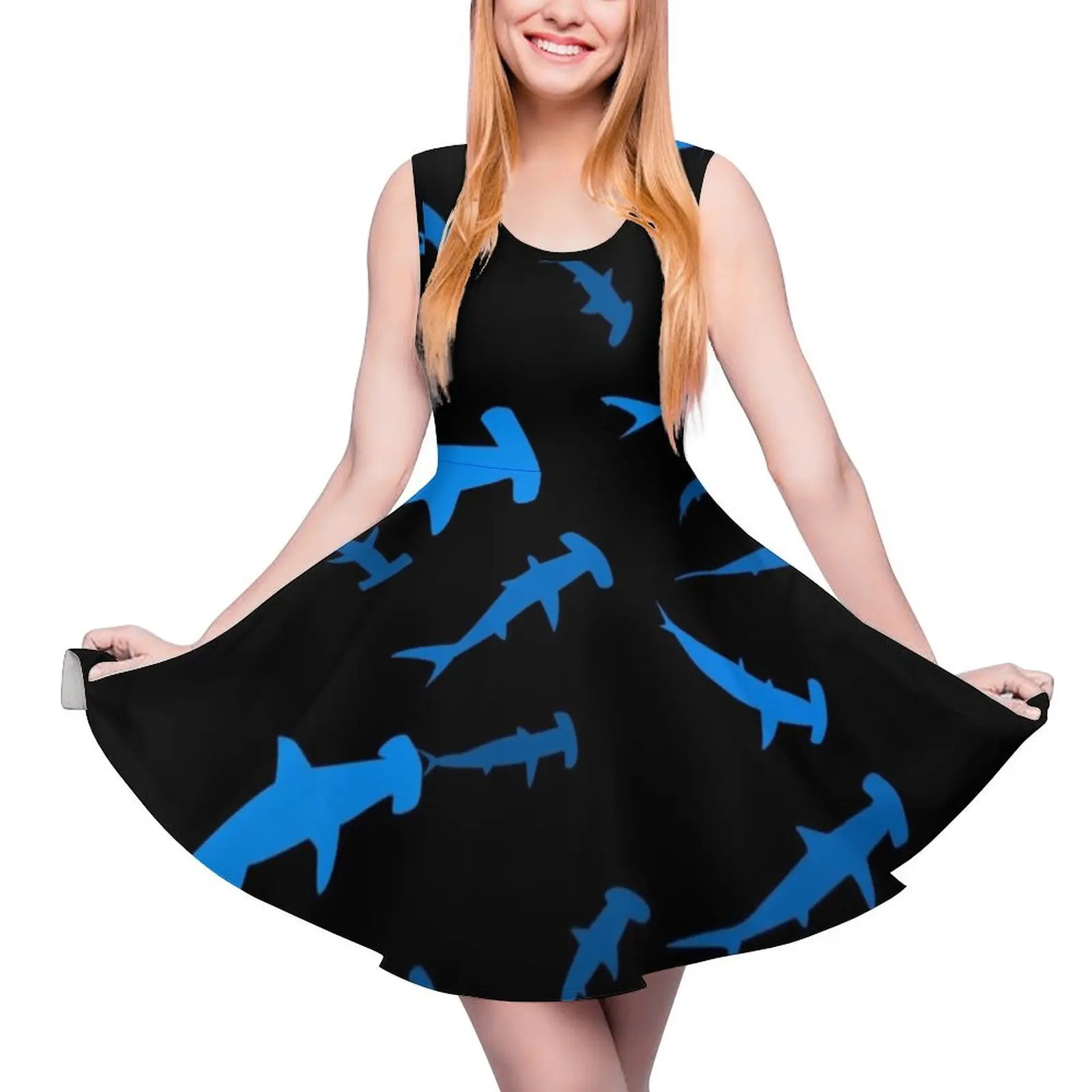 Hammerhead shark Sleeveless Dress dress party night Women