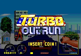 Turbo OutRun 16bit MD Game Card For Sega Mega Drive For Genesis System