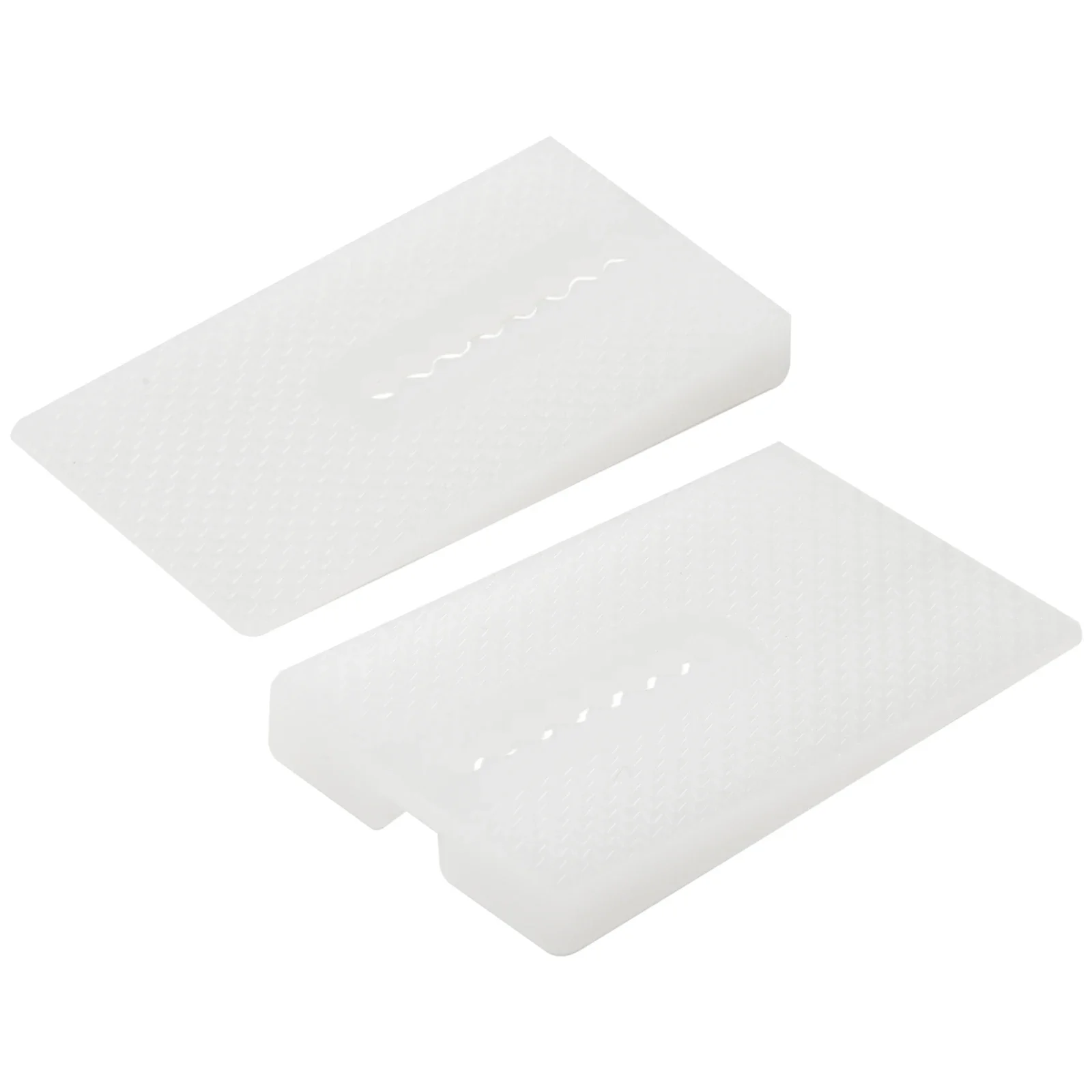 For Furniture Cabinets Tables Leveling Shims 8pcs Toilet Shims 49*29*6.5mm High-quality Soft Plastic Stackable Transparent