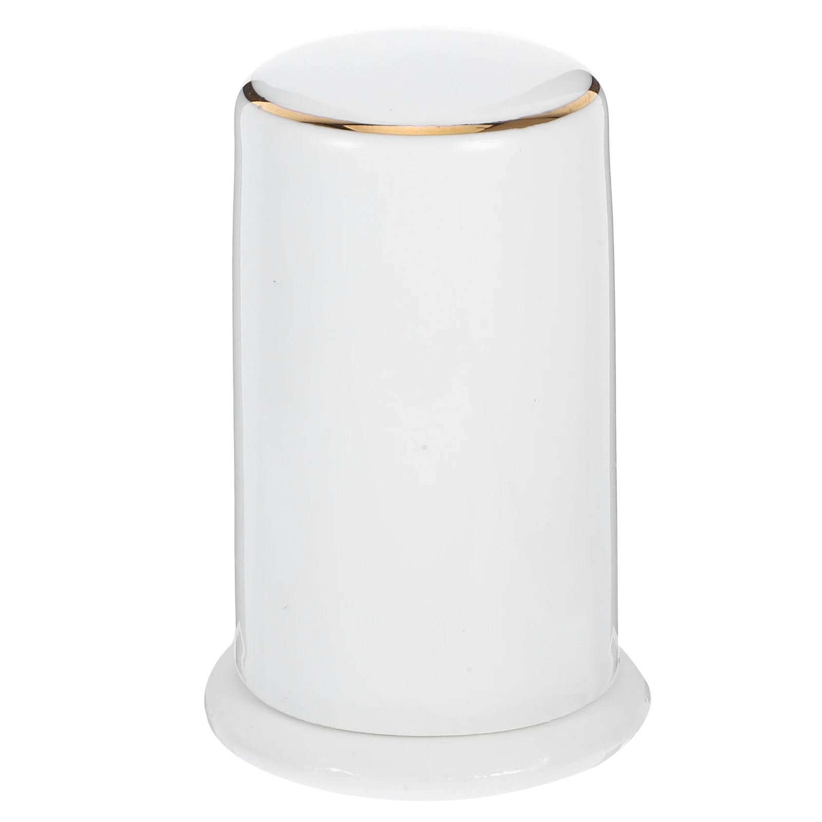

Premium Ceramic Toothpick Holder Reusable Cotton Swab Storage Box Modern Home Accessories Daily Use Toothpick Dispenser