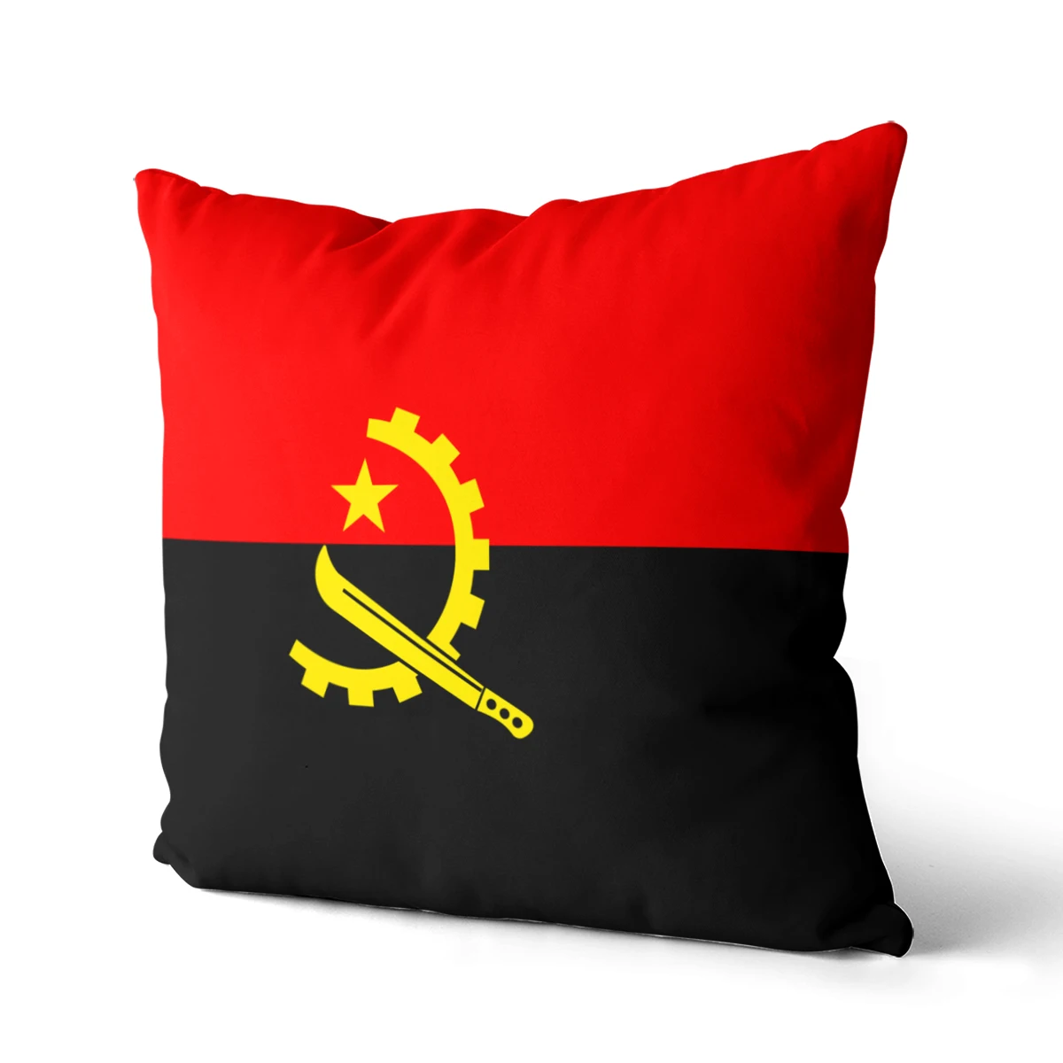 Wuzidream The Angola Flag Pillow Cover Decoration Pillow Case Decorative Throw Pillow Cover For Sofa Cushion Cover