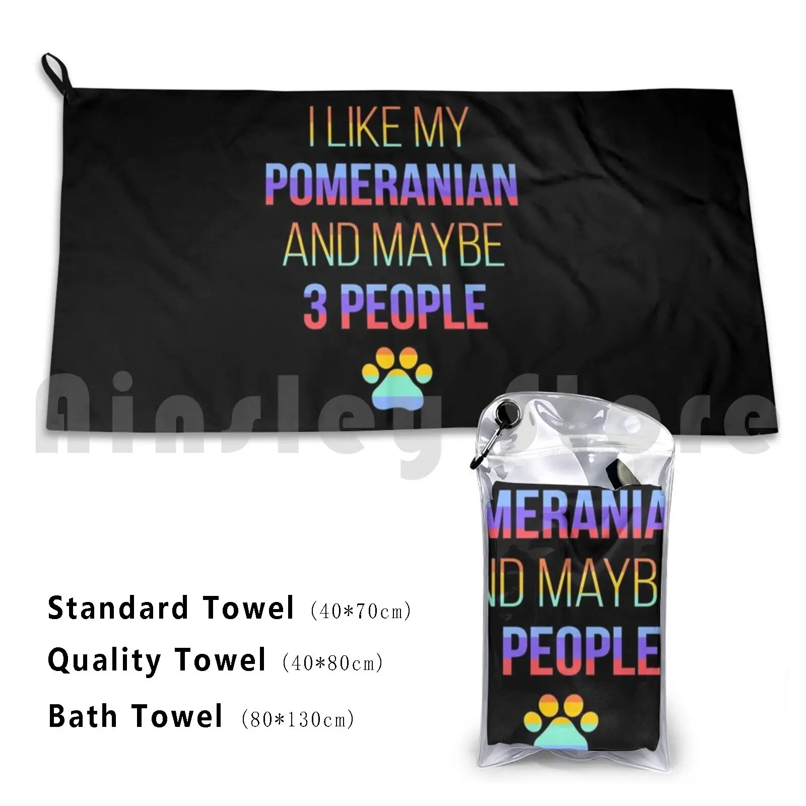 Pomeranian Owner Funny Bath Towel Beach Cushion Pomeranian Pomeranian Pomeranians Pomeranian Pom Pomeranian Dog