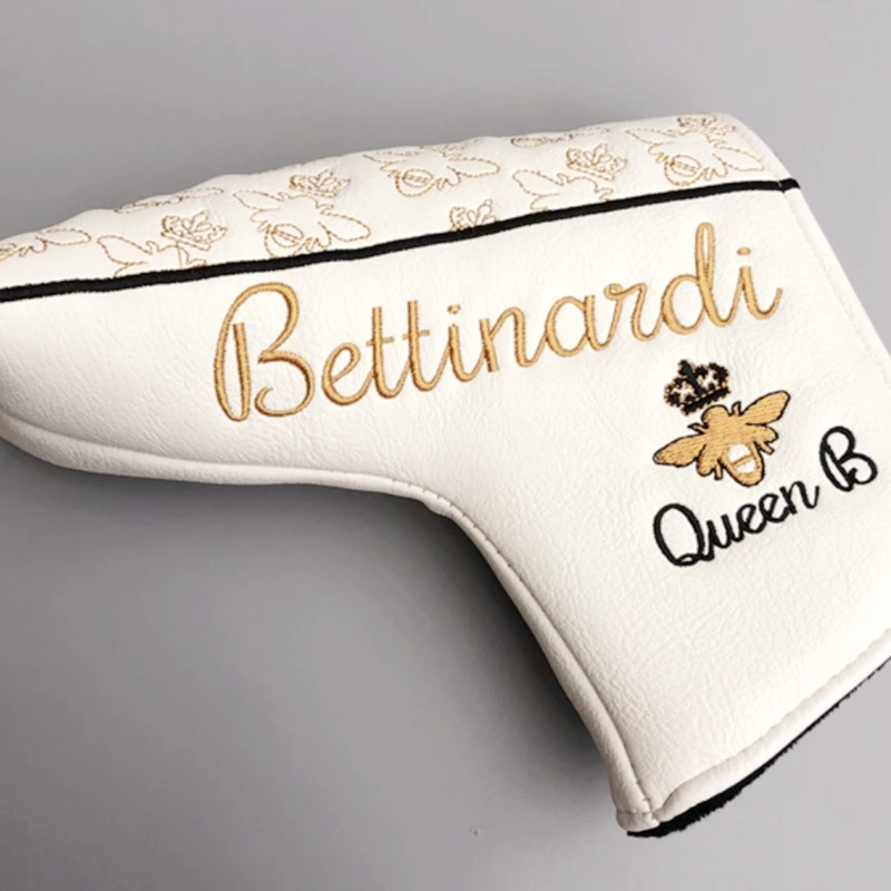 Imagem -06 - Embroidery Golf Putter Cover Proteção Reta Alta Qualidade