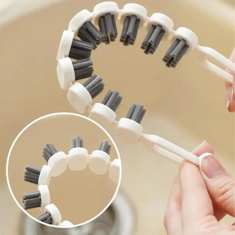 Flexible Brush Portable U-shaped Gap Clean Sanitary Bendable Crevice Brush Useful Multifunctional Brush Tool Bendable Convenient